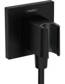Hansgrohe Fixfit E Porter Pl Shower Holder Mb Matt Black