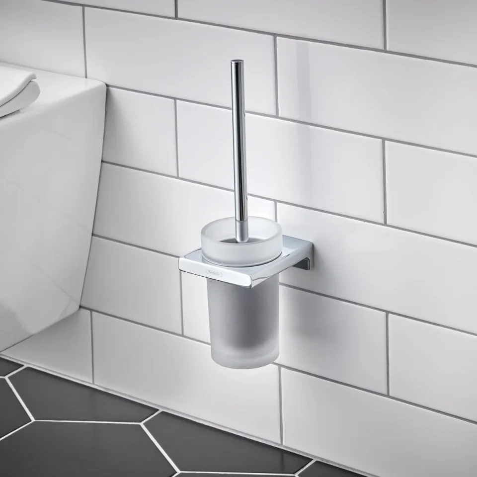 Hansgrohe Addstoris Toilet Brush Hol.wall-m.chr Chrome detail view - Image 1