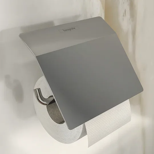 Hansgrohe Addstoris Roll Holder With Coverchrome detail view - Image 1