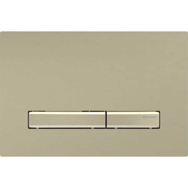 Geberit Sigma50 Flush Plate For Dual Flush, Brass