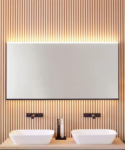 Geberit Option Plus Square Illuminated Mirror detail view - Image 2