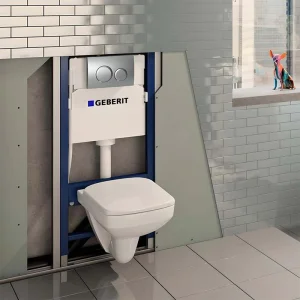 Geberit Duofix 820mm Frame For Wall Hung Pans With Omega 120mm Cistern (excl. Flush Plate)