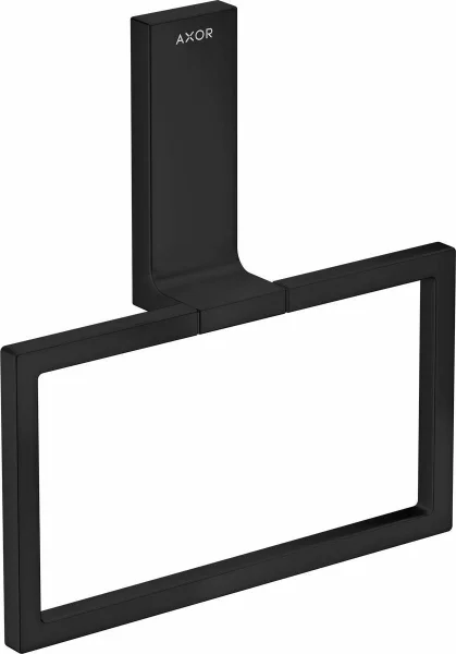 Axor Universal Rectangular Towel Ring Matt Black