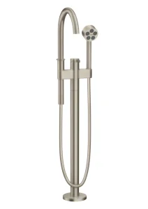 Axor One Single Lever Bath Mixer Floor-standing Brushed Nickel