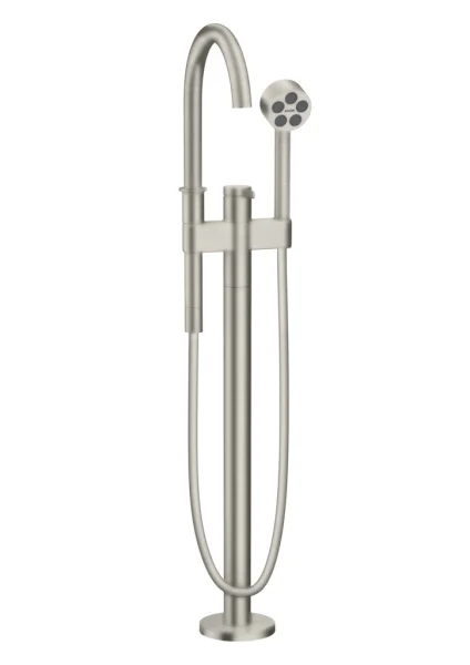Axor One Single Lever Bath Mixer Floor-standing Stainless Steel Optic
