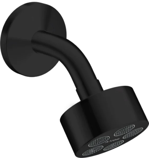 Axor One Overhead Shower 75 1jet Ecosmart With Shower Arm Matt Black