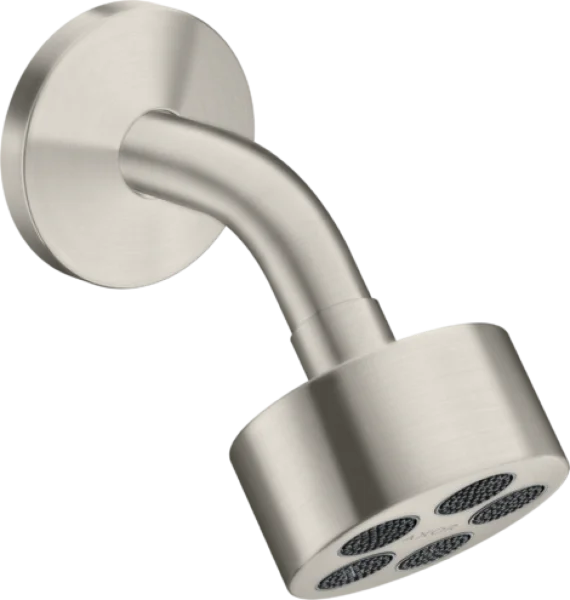 Axor One Overhead Shower 75 1jet Ecosmart With Shower Arm Stainless Steel Optic