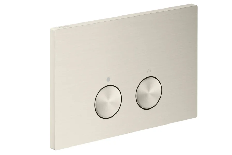 Axor Flushplate Flush Plate For Geberit Sigma Stainless Steel Optic detail view - Image 1