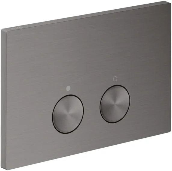 Axor Flushplate Flush Plate For Geberit Sigma Brushed Black Chrome detail view - Image 3