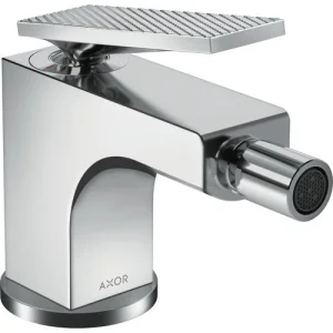 Axor Citterio Single Lever Bidet Mixer With Lever Handle And Pop-up Waste Set Chrome