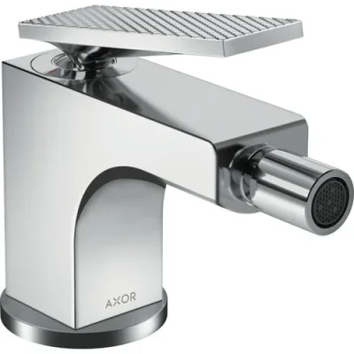Axor Citterio Single Lever Bidet Mixer With Lever Handle And Pop-up Waste Set Chrome