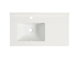 Roper Rhodes 800mm Hampton Undermount Worktop Inc Upstand - Arctic White