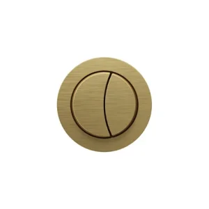 Britton Flush Button & Cable Brushed Brass
