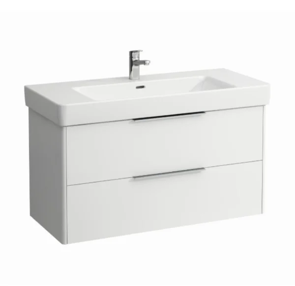 Laufen Base/pro S Vanity Unit 530x1010x440mm For 813966 2 Drawers - White Matt