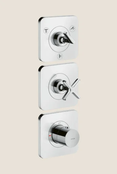 Axor Citterio E Thermostatic Module 380/120 For Concealed Installation For 3 Outlets With Escutcheons Chrome