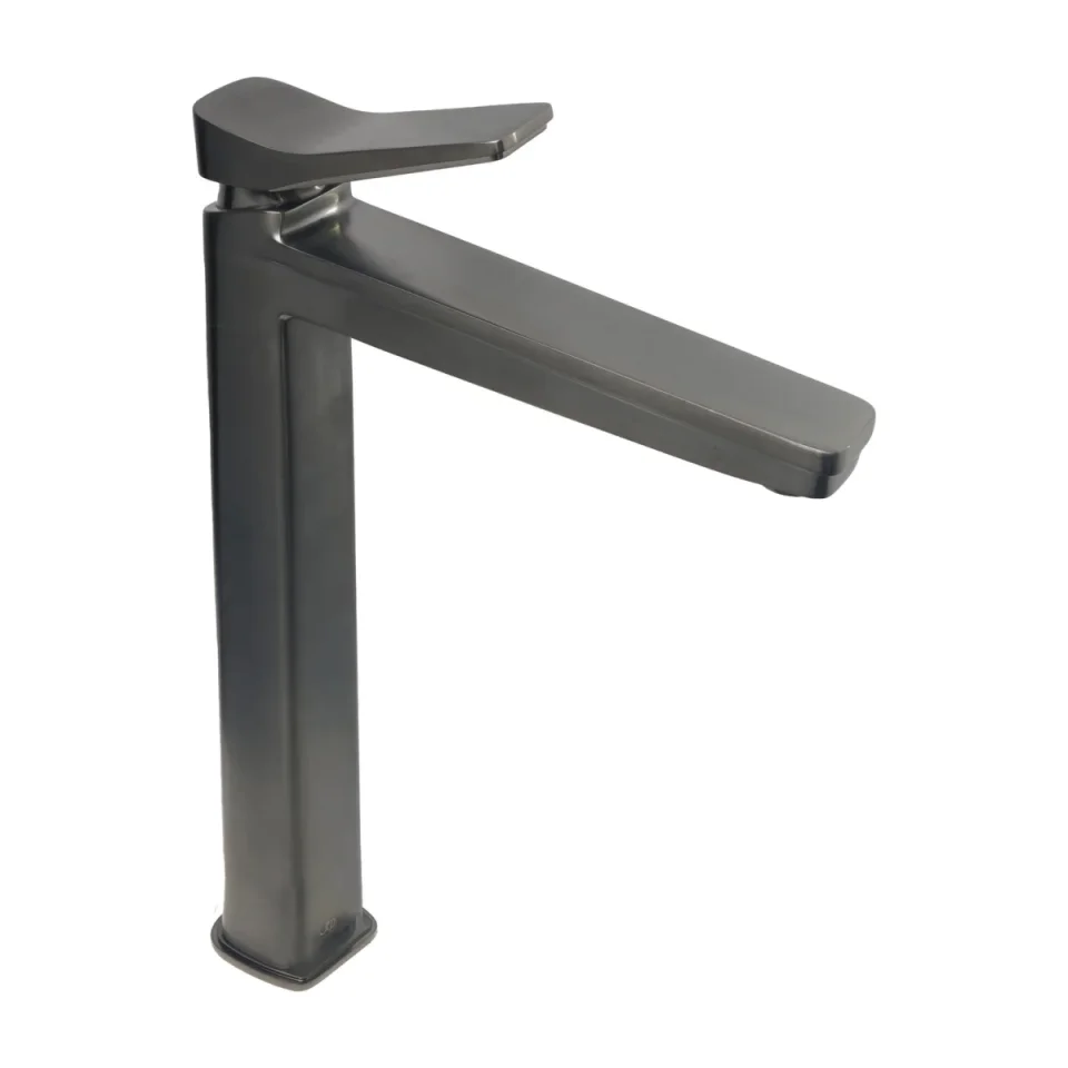 Just Taps Hix Tall Single Lever Basin Mixer Brushed Black product image - Image 4
