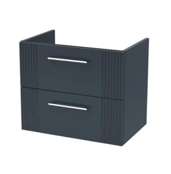 Nuie 600 W/h 2-drawer Unit Satin Soft Black - Image 1