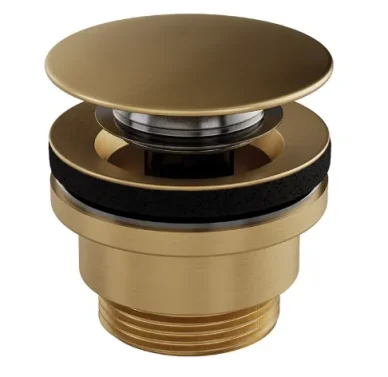 Booth & Co. Universal Brass Basin Waste Brushed Brass