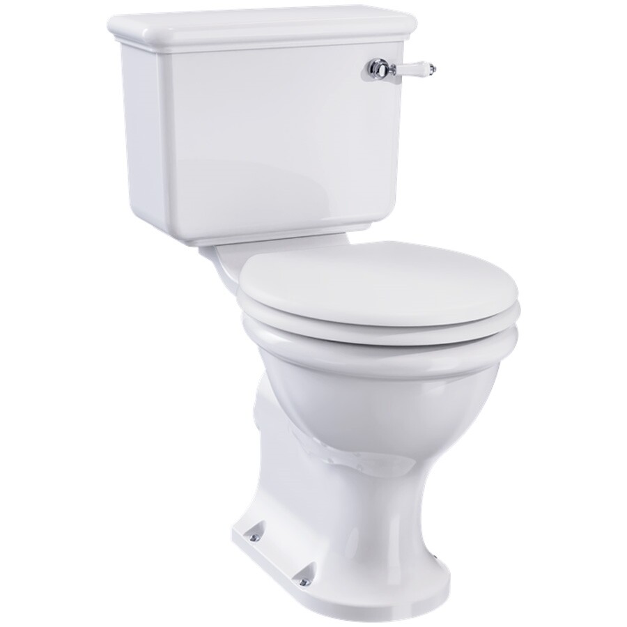 Burlington Guild Closed Coupled Pan White detail view - Image 3