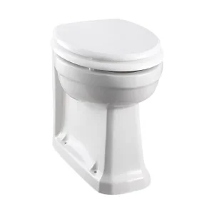 Burlington Back-to-Wall Pan White - Seat & Cistern Options