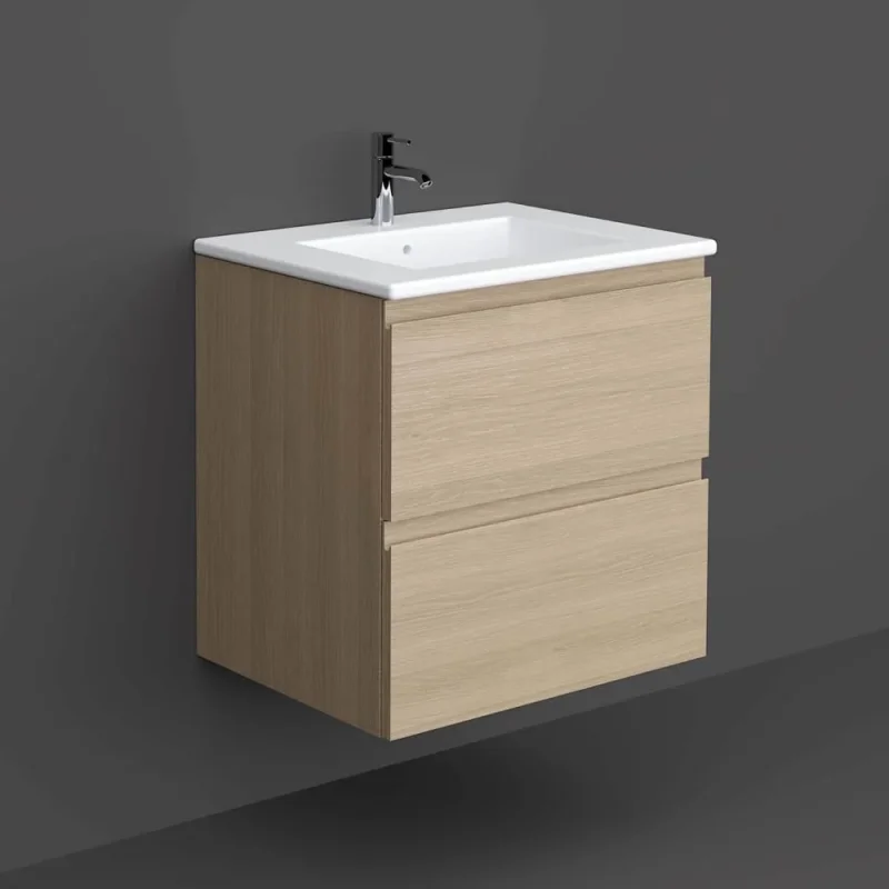 Rak Joy Wall Hung Vanity 60cm (scandi. Oak) product image - Image 1