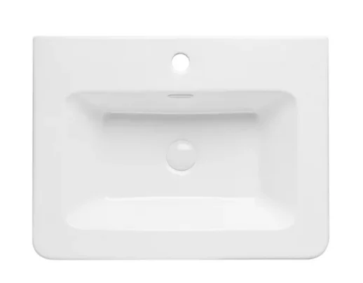 Cubico Eclipse 600mm Ceramic Basin Inc Bottle Trap product image - Image 1