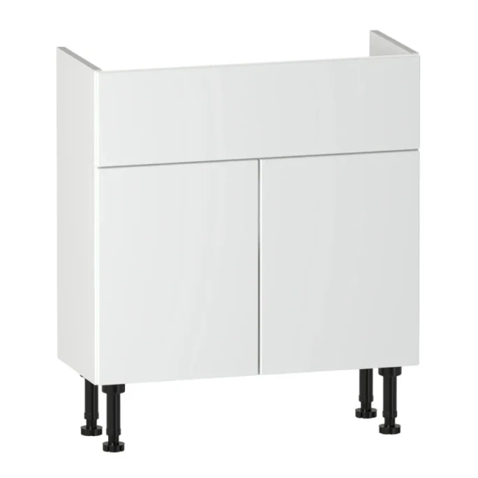 Brecon Basin Unit 700 Two Door Standard - Soft White product image - Image 1