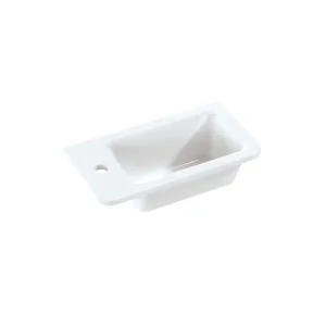 Steward Mineral Marble Cloakroom Basin 40cm - White