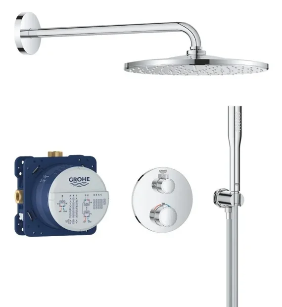  GROHE Grohtherm Concealed shower system with Rainshower Mono 310 product image - Image 1