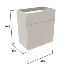 Tavistock Legacy Matt Flax 600mm Basin Unit product image - Image 1