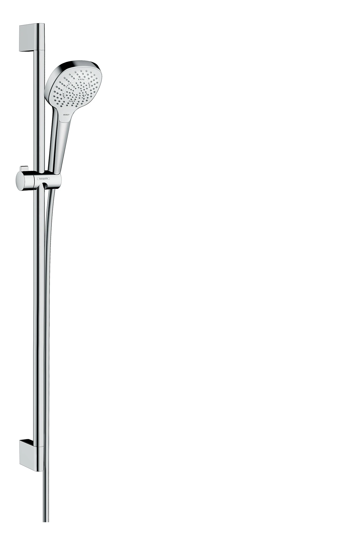 Hansgrohe Croma Select E Shower Rail Sets 1002 X 150 X 65mm White/chrome
