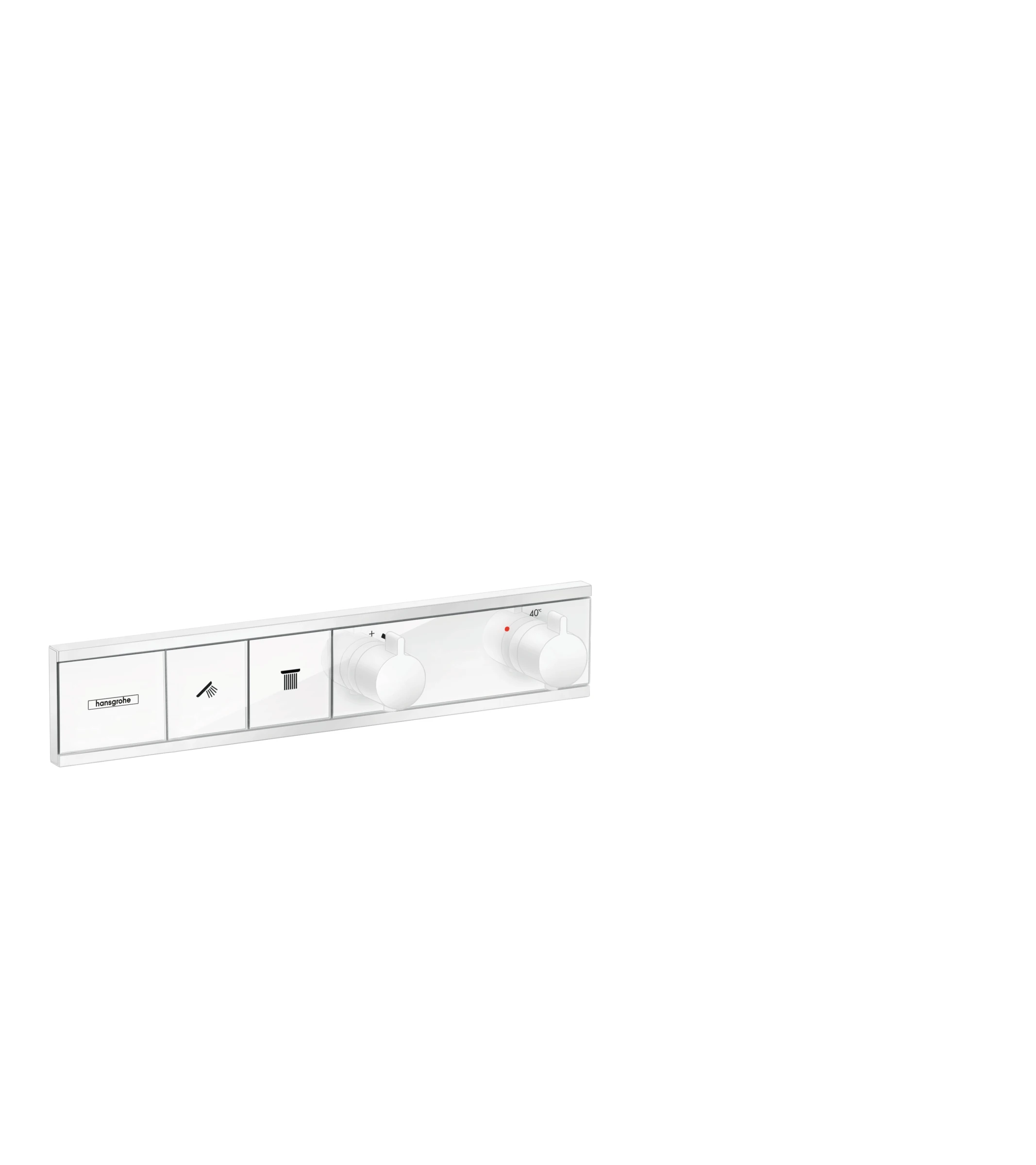 Hansgrohe Rainselect Thermostatic Shower Mixer Concealed 560 X 400 X 150mm White - Matt