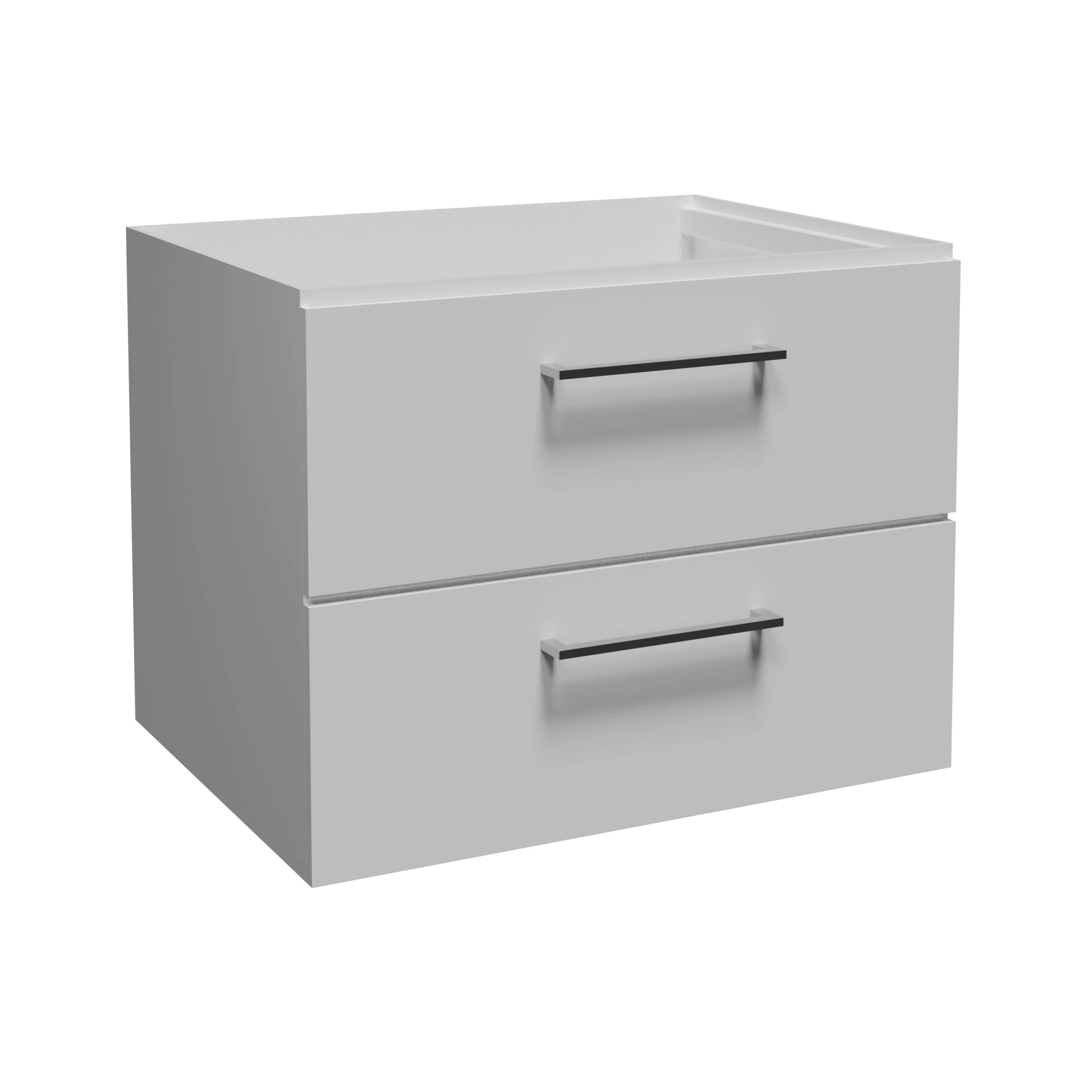 Faeber Monaco 60cm White Gloss Basin Vanity Unit