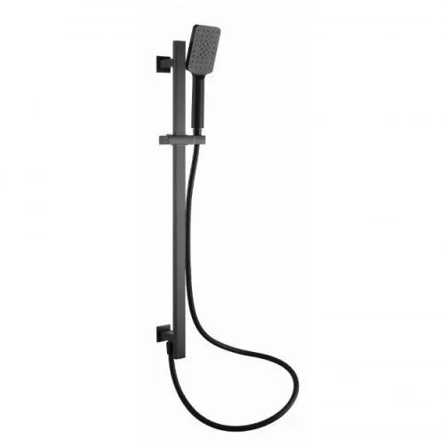 Squ Re Slide Rail Kit With Integral Wall Outlet In Black product image - Image 1