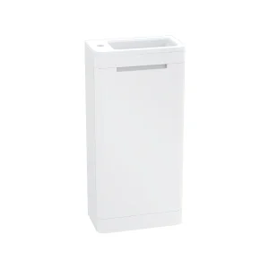 HIB Novum Arc 40cm WHITE Floor Standing Unit 