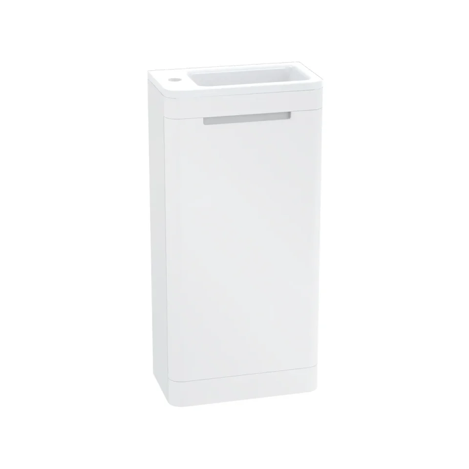 HIB Novum Arc 40cm WHITE Floor Standing Unit  product image - Image 1