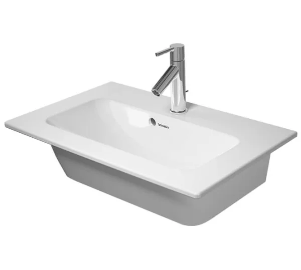 Duravit S Furn Basin 630mm Me By Starck Compact, White, W.of,w.tp,1 Th