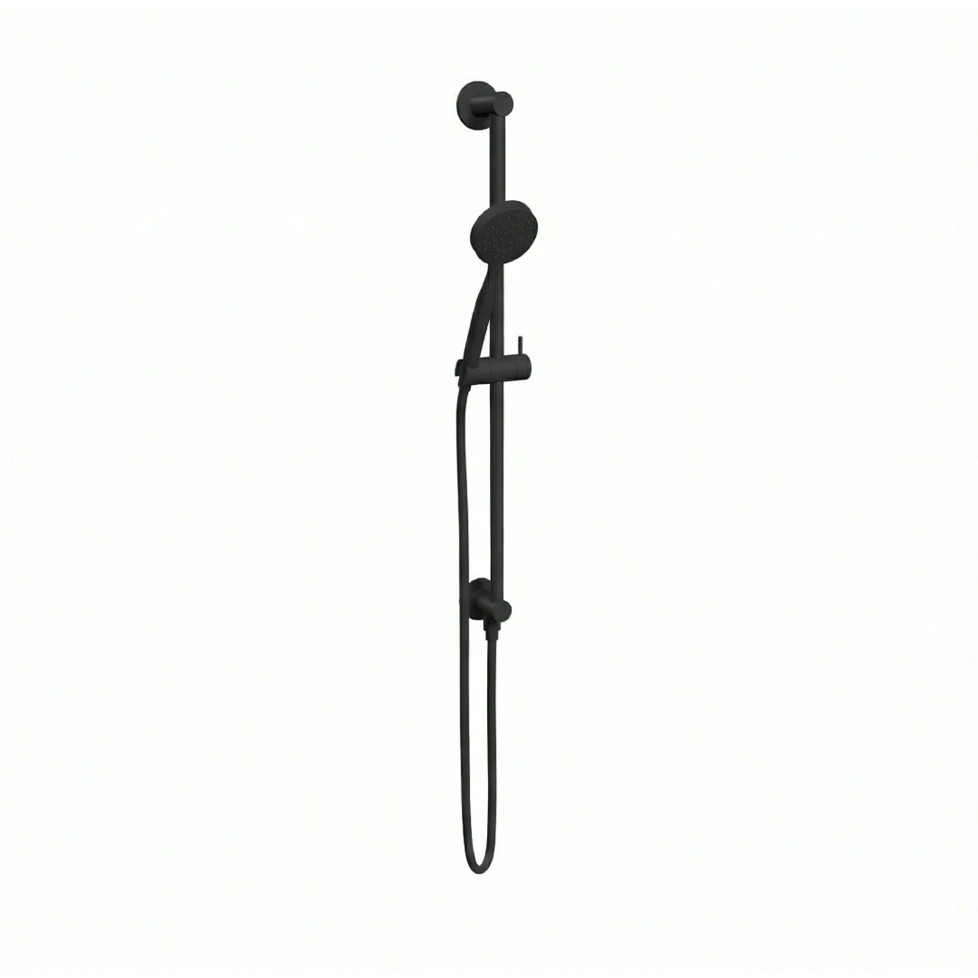 Ava Integrated Single Function Round Slide Rail Kit - Brushed Black