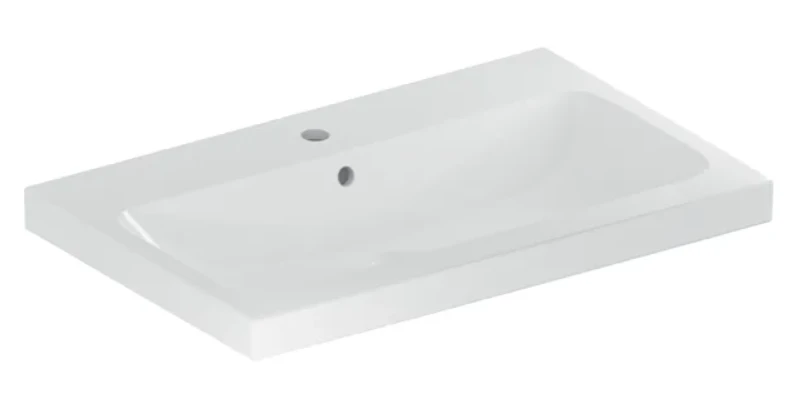 Geberit Icon 75cm Vanity Basin 1 Taphole with Overflow