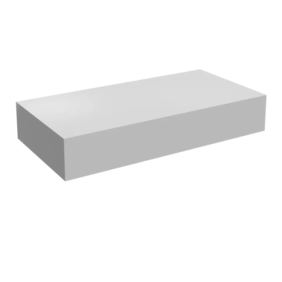 Faeber Infinite S1 700mm x 350mm x 120mm Wall Hung Counter Top White Matt with Fixings - Bespoke product image - Image 1