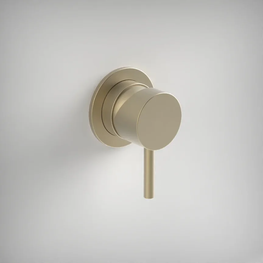 Ava Trend Manual Mixer Valve W/ Flange 3.0 - Brushed Brass Pvd product image - Image 1