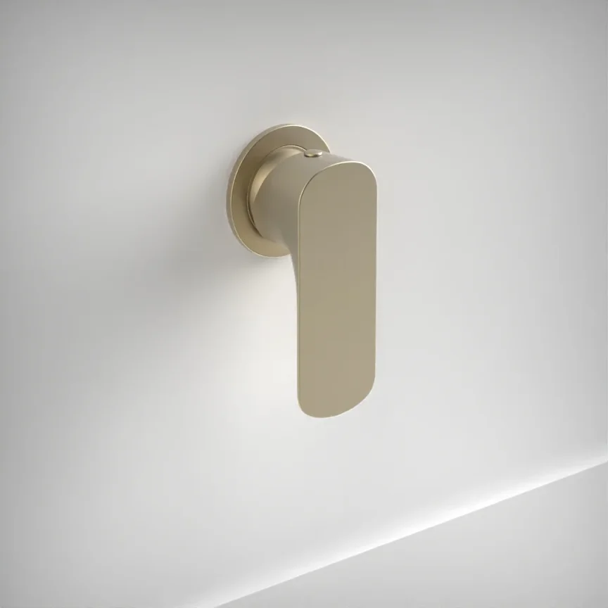 Ava Purity Manual Mixer Valve W/ Flange 3.0 - Brushed Brass Pvd product image - Image 1