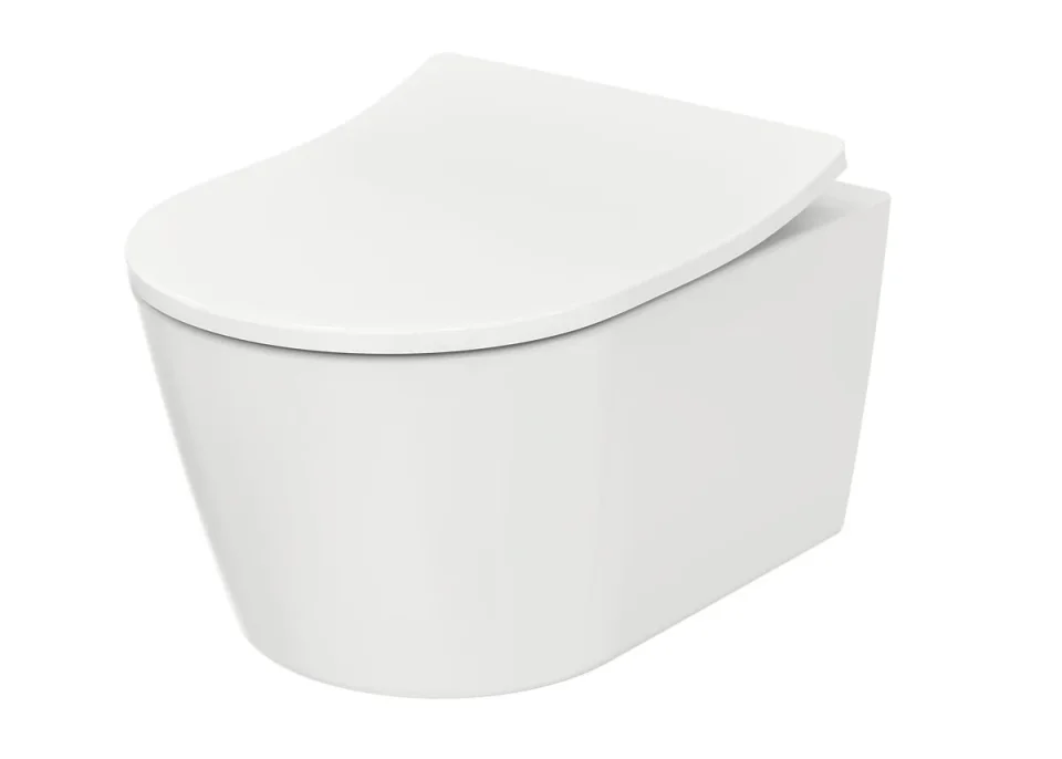 TOTO RP Washdown Round Wall Hung Rimless Toilet Pan product image - Image 1