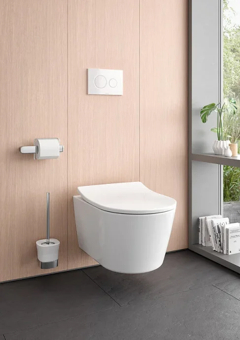 TOTO RP Washdown Round Wall Hung Rimless Toilet Pan detail view - Image 3