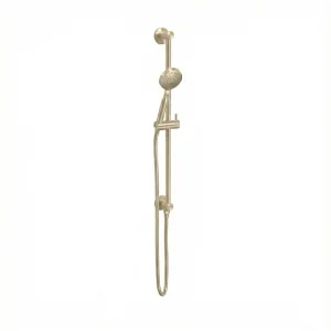 Ava Integrated Single Function Round Slide Rail Kit - Brushed Brass