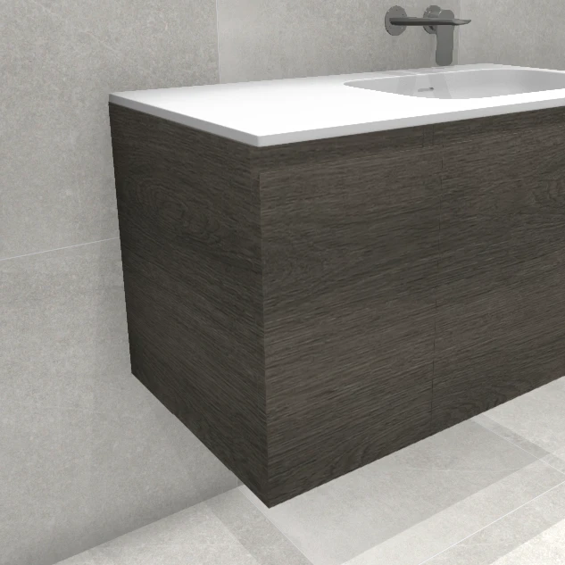 Faeber Mode 30 Side Unit 1 Drawer Dark Oak