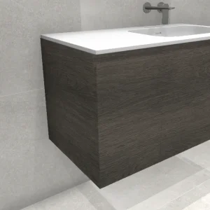 Faeber Mode 30 Side Unit 1 Drawer Dark Oak