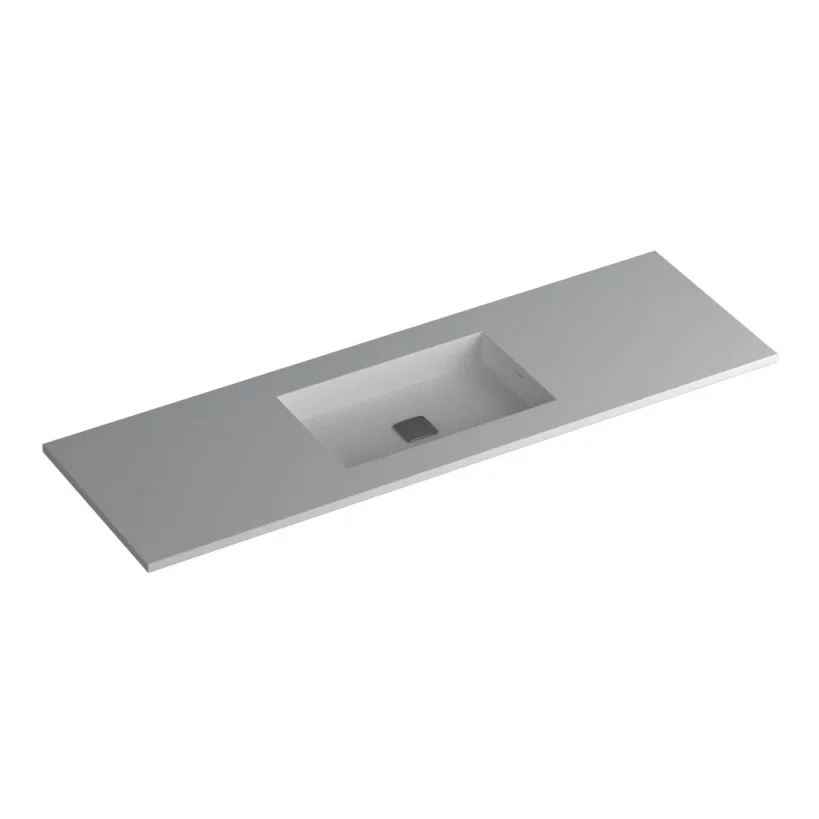Faeber Infinite M1 Box 1500mm Single Central Furniture Basin White Matt  product image - Image 2