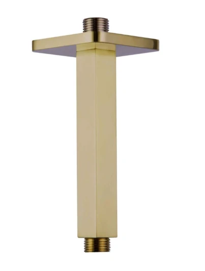 Just Taps HIX Ceiling Shower Arm Brushed Brass