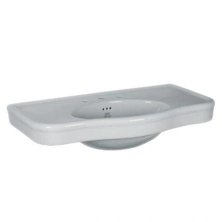 Lefroy Brooks La Chapelle 100cm Console Basin 3 Tap Hole - White